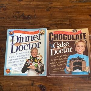 dinner doctor& chocolate cake doctor cook books